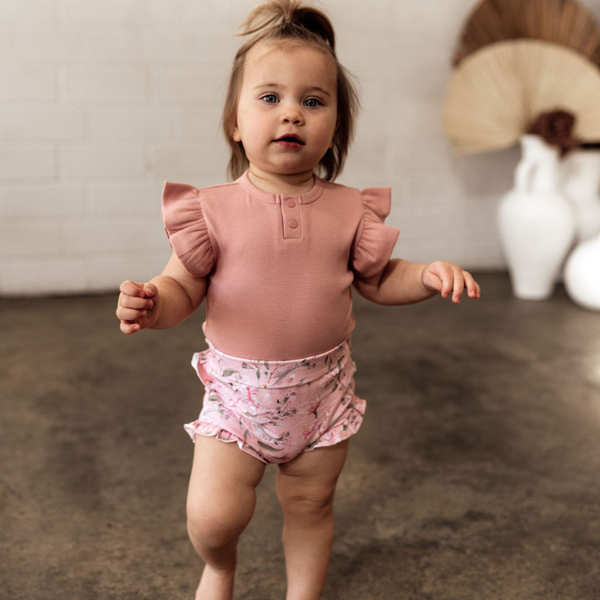 Rose Short Sleeve Bodysuit