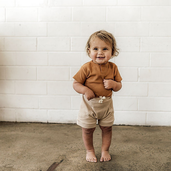 Chestnut Short Sleeve Bodysuit